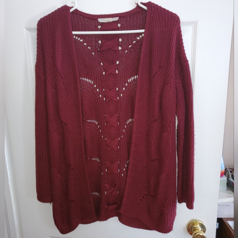 Women's Burgundy Sweater